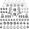 66pcs White And Silver Christmas Ornaments -Christmas Decorations Store 66Pcs Christmas Assorted Ornaments Silver amp White 3 600x592 1