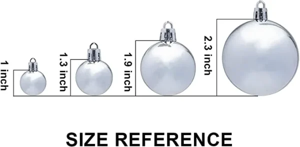 66pcs White And Silver Christmas Ornaments 6 66pcs White And Silver Christmas Ornaments - Image 4