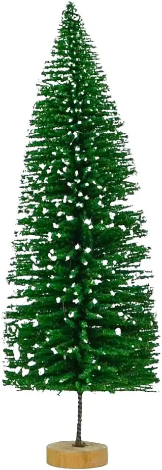 6pcs Mini Snow Frosted Artificial Christmas Trees 6 6pcs Mini Snow Frosted Artificial Christmas Trees - Image 4