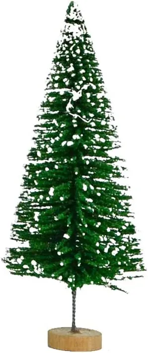 6pcs Mini Snow Frosted Artificial Christmas Trees 7 6pcs Mini Snow Frosted Artificial Christmas Trees - Image 5