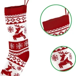6pcs Christmas Knit Stockings Decorations 13 6pcs Christmas Knit Stockings Decorations -Christmas Decorations Store 6Pcs Knit Christmas Stockings 2 1 600x712 1