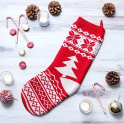 6pcs Knit Christmas Stockings Decoration -Christmas Decorations Store 6Pcs Knit Christmas Stockings 6 600x600 1