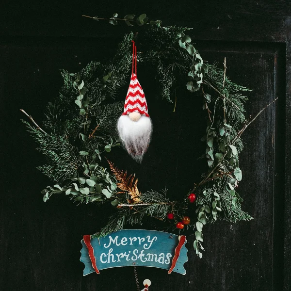 6Pcs Pine-cone Body Gnome Ornaments Set 6 6Pcs Pine-cone Body Gnome Ornaments Set - Image 4