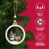 6pcs Christmas Hanging Reindeer Ornaments -Christmas Decorations Store 6Pcs Wooden Reindeer Hanging Ornaments 3 600x600 1