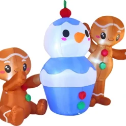 6ft 2 Inflatable Gingerman Building Ice Cream Decoration -Christmas Decorations Store 6ft Inflatable Gingerman Building Ice Cream Decoration 3 result 600x534 1