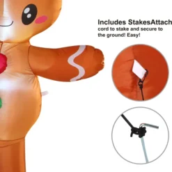 6ft 2 Inflatable Gingerman Building Ice Cream Decoration -Christmas Decorations Store 6ft Inflatable Gingerman Building Ice Cream Decoration 6 result 600x607 1