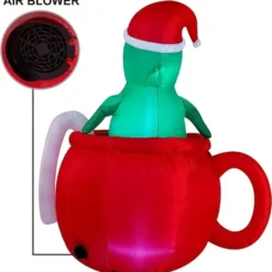 6ft Inflatable LED Christmas Dinosaur In A Huge Mug -Christmas Decorations Store 6ft Inflatable LED Christmas Dinosaur in a Huge Mug 1 600x619 1