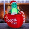6ft Inflatable LED Christmas Dinosaur In A Huge Mug -Christmas Decorations Store 6ft Inflatable LED Christmas Dinosaur in a Huge Mug 4 600x600 1