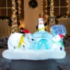 6ft Inflatable LED North Pole With Polar Bears 2 6ft Inflatable LED North Pole With Polar Bears -Christmas Decorations Store 6ft Inflatable LED North Pole with Polar Bears 1 600x600 1