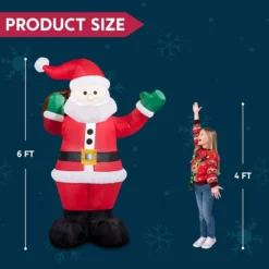 6ft Inflatable LED Santa Carry Gift Bag 12 6ft Inflatable LED Santa Carry Gift Bag -Christmas Decorations Store 6ft Inflatable LED Santa Carry Gift Bag 3 1 600x600 1