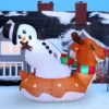 6ft Inflatable LED Snowman On Reindeer Snow Tube -Christmas Decorations Store 6ft Inflatable LED Snowman on Reindeer Snow Tube 1 result 1 600x600 1