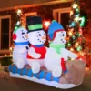 6ft Inflatable LED Snowmen On A Sleigh Ride -Christmas Decorations Store 6ft Inflatable LED Snowmen on a Sleigh Ride 1 result 600x600 1