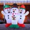 6ft Inflatable LED Three Snowman Christmas Caroling -Christmas Decorations Store 6ft Inflatable LED Three Snowman Christmas Caroling 1 result 600x600 1