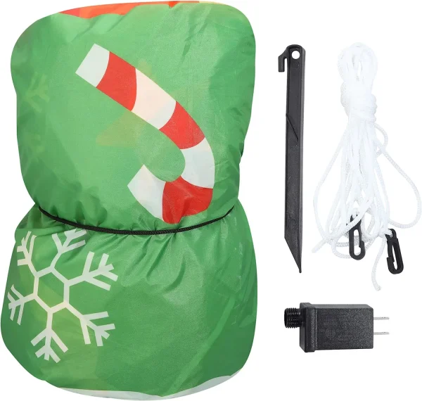 6ft Inflatable Rainbow Ribbon Christmas Tree Decoration 7 6ft Inflatable Rainbow Ribbon Christmas Tree Decoration - Image 5