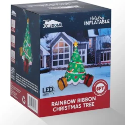 6ft Inflatable Rainbow Ribbon Christmas Tree Decoration 13 6ft Inflatable Rainbow Ribbon Christmas Tree Decoration -Christmas Decorations Store 6ft Inflatable Rainbow Ribbon Christmas Tree Decoration 6 result 600x595 1