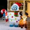 6ft LED Inflatable Yeti Christmas Decoration -Christmas Decorations Store 6ft LED Inflatable Yeti Christmas Decoration 1 result 600x600 1