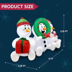 6ft LED Snowman Christmas Inflatable 12 6ft LED Snowman Christmas Inflatable -Christmas Decorations Store 6ft LED Snowman Christmas Inflatable 1 600x600 1