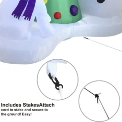 6ft LED Tall Christmas Inflatable Snowman 11 6ft LED Tall Christmas Inflatable Snowman -Christmas Decorations Store 6ft LED Tall Christmas Inflatable Snowman 4 result 600x583 1