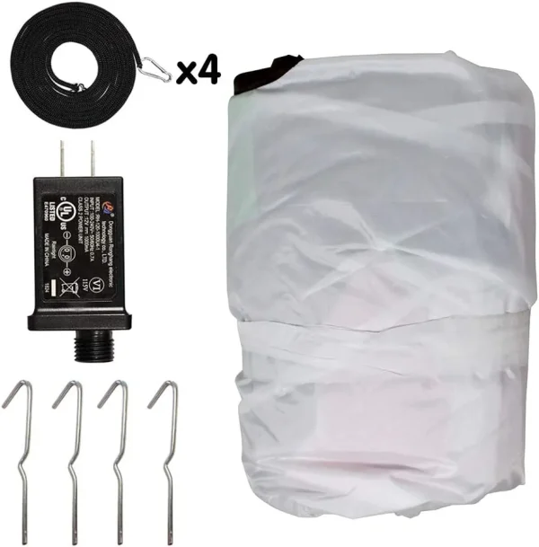 6ft LED Tall Christmas Inflatable Snowman 8 6ft LED Tall Christmas Inflatable Snowman - Image 6