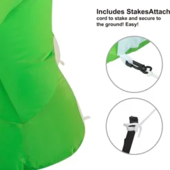 6ft Tall LED Christmas Inflatable Dinosaur -Christmas Decorations Store 6ft Long Inflatable Brachiosaurus Carrying Gifts with Build in LEDs 5 result 1 600x609 1