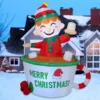 6ft Tall LED Inflatable Elf Mug -Christmas Decorations Store 6ft Tall LED Inflatable Elf Mug 1 result 600x600 1