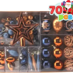 70Pcs Christmas Ornaments With Heart Blue, Silver, & White 9 70Pcs Christmas Ornaments With Heart Blue, Silver, & White -Christmas Decorations Store 70 Pcs Christmas Ornaments with Heart Blue Silver amp White 2 result 600x529 1