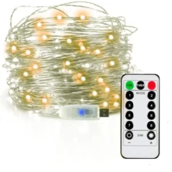 200 LED Warm White Led USB Operated Fairy Lights 66ft -Christmas Decorations Store 71LwbHq0SHL. AC SL1500 600x558 1