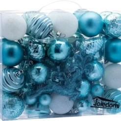 67pcs Baby Blue & White Shatterproof Christmas Ornaments -Christmas Decorations Store 71R2uyB90RL. AC SL1500 结果 600x525 1