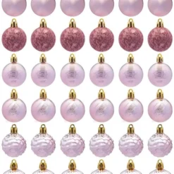 36pcs Rose Gold Christmas Ball Ornaments 1.57in -Christmas Decorations Store 71hNZdpebdL. AC SL1200 600x729 1