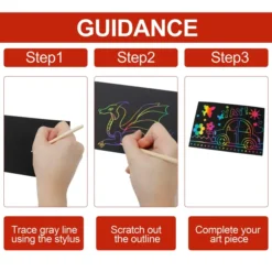 72pcs Magic Color Scratch Christmas Ornaments -Christmas Decorations Store 72Pcs Rainbow Color Scratch Christmas Ornaments 6 result 600x600 1