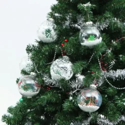 8pcs Snow Filling Clear Plastic Christmas Ornaments -Christmas Decorations Store 8 Pcs Snow Filling Ornaments 5 result 600x600 1