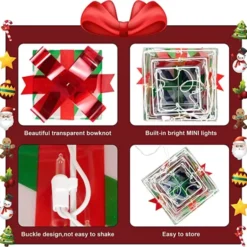 3pcs Christmas Light Up Gift Boxes -Christmas Decorations Store 819eBcG0PTL. AC SX679 结果 600x586 1