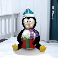 Collapsible LED Light Up Penguin Decoration 30in -Christmas Decorations Store 81JSnDPoi3L. AC SL1500 600x600 1