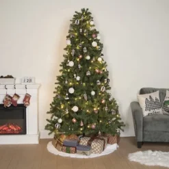 81pcs Rosegold & White Christmas Ornaments Balls -Christmas Decorations Store 81Pcs Assorted Shape Christmas Ornaments RosegoldampWhite 4 result 600x401 1