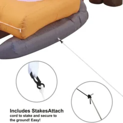 8ft Long Christmas Inflatable Weiner Dog Yard Decor -Christmas Decorations Store 81SV5AH5pvL. AC SL1500 1 600x587 1