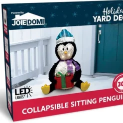 Collapsible LED Light Up Penguin Decoration 30in -Christmas Decorations Store 81dnLXVfGoL. AC SL1500 600x476 1