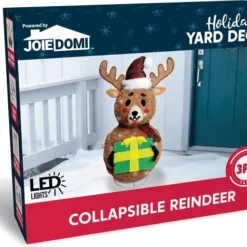 3ft 100 LED Collapsible Reindeer Yard Light -Christmas Decorations Store 81nQiLyNiwL. AC SL1500 600x476 1