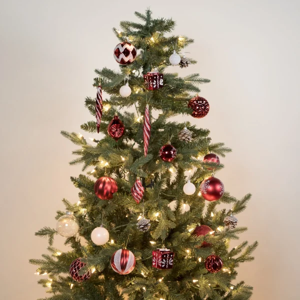 87pcs Red And White Christmas Ornaments 7 87pcs Red And White Christmas Ornaments - Image 5