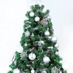 88pcs Christmas Ball White And Silver Ornaments -Christmas Decorations Store 88 Pcs Assorted Shatterproof Silver amp White Christmas Ornaments 5 result 600x908 1
