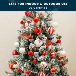 88pcs Red And White Christmas Shatterproof Ornaments 10 88pcs Red And White Christmas Shatterproof Ornaments -Christmas Decorations Store 88Pcs Christmas Ornaments Red and White 6 600x600 1