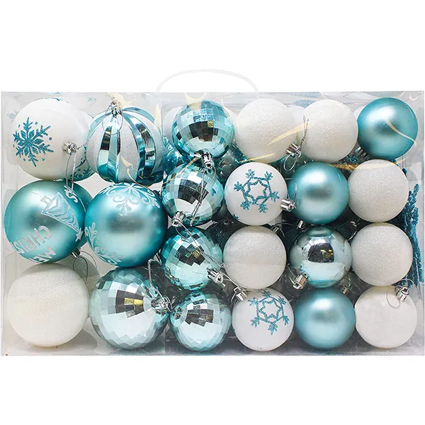 88pcs Gold & Silver Shatterproof Christmas Ornaments 3 88pcs Gold & Silver Shatterproof Christmas Ornaments