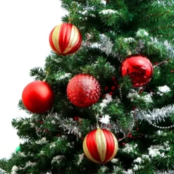 8pcs Shatterproof Red Christmas Ball Ornaments 3.94in -Christmas Decorations Store 8Pcs Red Christmas Ornaments 3.94in 6 result 600x600 1