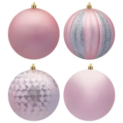 8Pcs Rose Gold Christmas Ornaments 3.94in -Christmas Decorations Store 8Pcs Rose Gold Christmas Ornaments 3 6 600x600 1