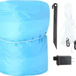 8ft Inflatable LED High Five Snowman Ice Skating 13 8ft Inflatable LED High Five Snowman Ice Skating -Christmas Decorations Store 8ft Inflatable LED High Five Snowman Ice Skating 7 600x528 1