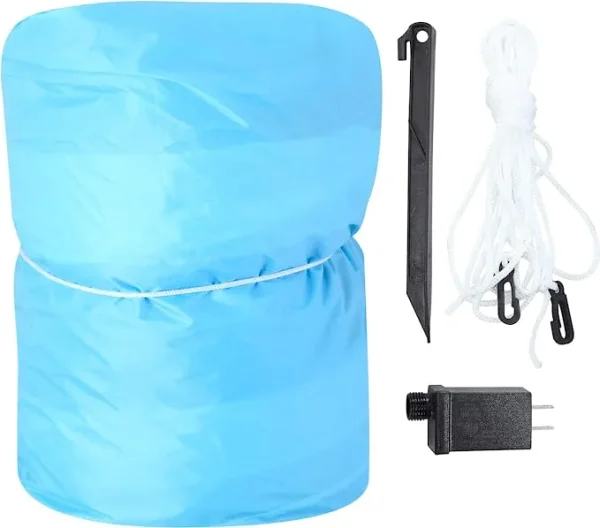 8ft Inflatable LED High Five Snowman Ice Skating 8 8ft Inflatable LED High Five Snowman Ice Skating - Image 6