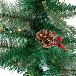 100 Lights Snow Flocked Chrismas Garland 9ft -Christmas Decorations Store 9 Ft Snow Flocked Christmas Garland with Lights 6 result 600x600 1