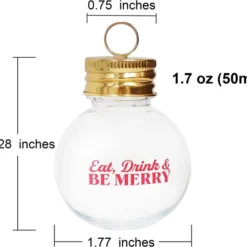 9pcs Christmas Boozeball Ornament Balls Set 1.7oz -Christmas Decorations Store 9 Pcs Boozeball Christmas Ornaments 4 result 600x543 1