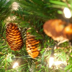 50 Lights Carolina Pine Artificial Garland 9ft -Christmas Decorations Store 9 ft Carolina Pine Artificial Garland with 50 Lights amp Decorations 5 result 600x600 1