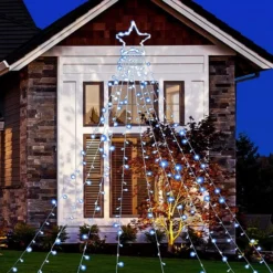 335 LED Warm White Star String Lights 16.4ft -Christmas Decorations Store 91Tq bgqrTL. AC SL1500 1 600x600 1
