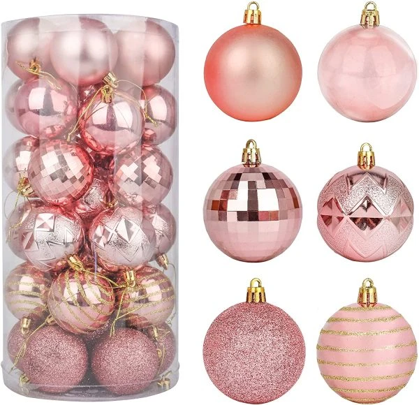 34pcs Baby Blue Christmas Ball Ornaments 2.36in 3 34pcs Baby Blue Christmas Ball Ornaments 2.36in